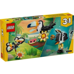 Klocki LEGO 31173 Dzikie zwierzęta - Tropikalny tukan CREATOR